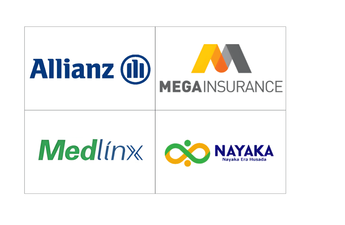 Allianz, Mega Insurance, Medlinx, Nayaka Era Husada